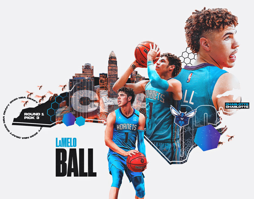 Sports Hornets Select Lamelo Ball Vernon Carey Jr And Grant Riller In 2020 Nba Draft Level 21 Mag